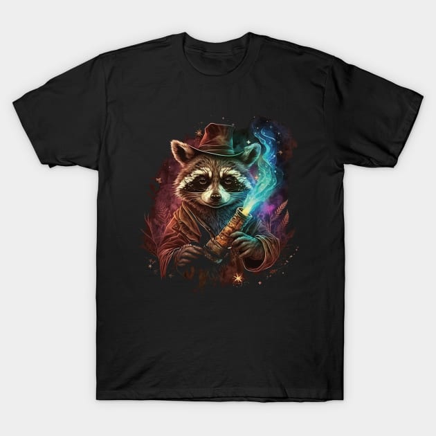 fantasy racoon T-Shirt by Trontee